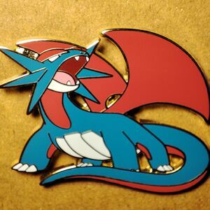 Pokemon TCG Salamence Enamel Pin Official Nintendo Collectible Lapel Badge